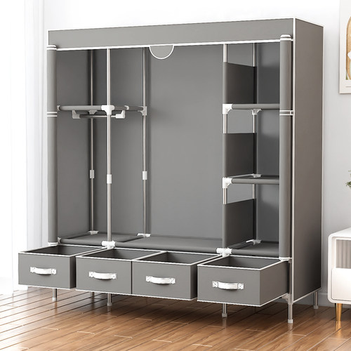 简易衣柜出租房屋结实耐用布衣柜