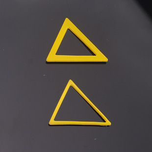 cosplay 奇蛋物语大户爱cos发卡黄色三角发饰一字夹配件头