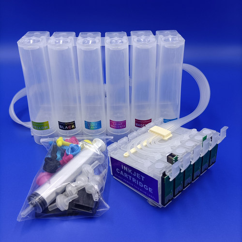 兼容EPSON爱普生P50R1400R1430R1500W空连续连供墨盒系统791R