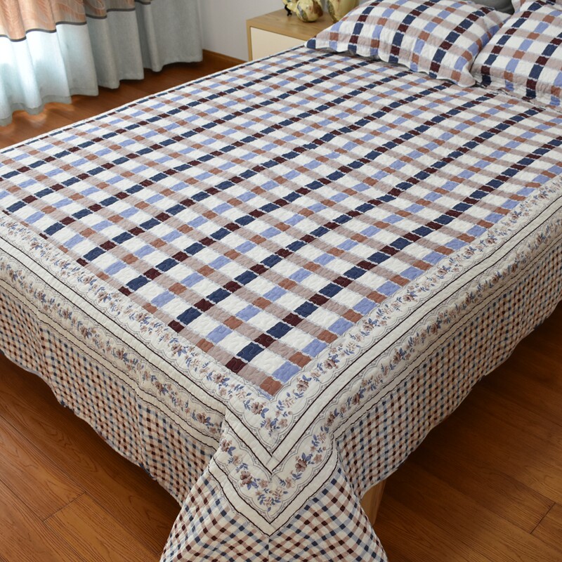 pure cotton Quilting Bed covers singleton European style Countryside bedding Three-piece Suite summer quilt Cotton Cotton clip sheetin the Bedclothes , Bed covers  category - from Buy2taobao.com to provide professional Taobao agent buy service