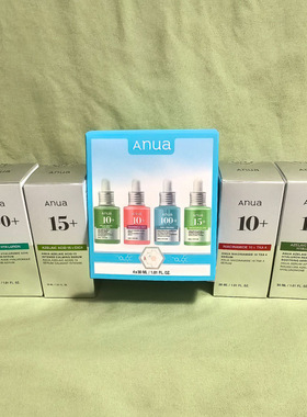 ANUA精华套装壬二酸10+精华烟酰胺10+TXA4精华PD透明质酸胶囊100+