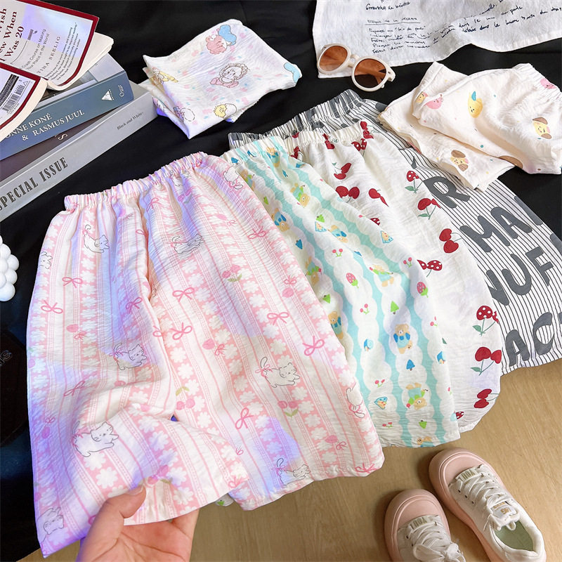 儿童睡裤夏季新款女童裤子薄款休闲长裤宝宝宽松家居服童裤,童装/婴儿装/亲子装,裤子,淘宝优惠券,粉丝福利购,淘宝优惠卷