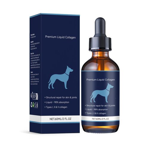现货跨境热销 Healthy Petz 犬用胶原蛋白犬用皮肤与毛发补充滴剂