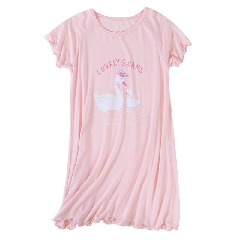 女童莫代尔睡裙夏季公主风睡衣薄款冰丝女孩母女夏款宝宝儿童纯棉,童装/婴儿装/亲子装,家居裙/睡裙,淘宝优惠券,粉丝福利购,淘宝优惠卷