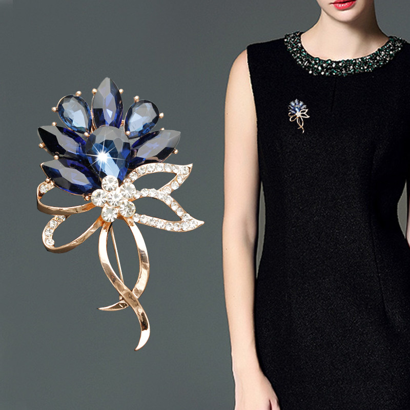 Broche femme en Zircon diamant - Ref 1177984 Image 1