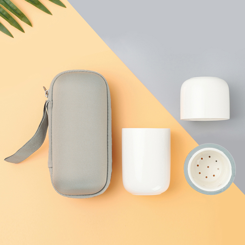 茶具便携旅行同心杯骨玉瓷