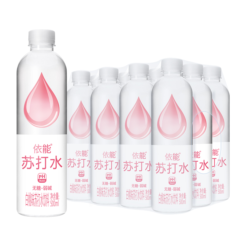 依能锌强化苏打水饮料500ml*12瓶