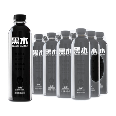 依能黑水蓝莓味桑葚葡萄味网红饮料果味饮料 500ml*12瓶