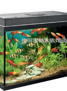 原装正品JUWEL德国黑钻REKORD600静音生态鱼缸水族箱61CM水族鱼缸