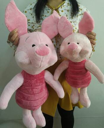毛绒玩具皮杰猪Piglet小熊维尼公仔小猪玩偶儿童布娃娃女生日礼物