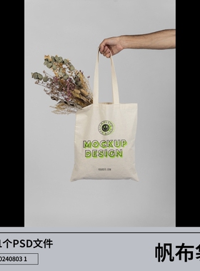 样机帆布袋手提袋展示购物袋设计作品模型智能素材喵提案kVIS