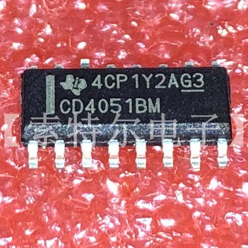 CD4051BM TI SOP 【索特尔电子芯片商城】原装可直拍