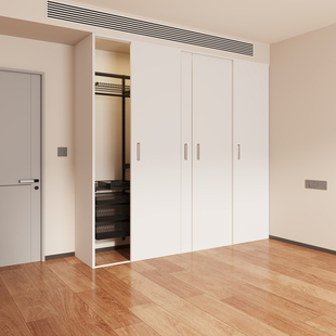 威能定制金属衣柜衣帽间配套推拉门铝蜂窝移门  定制专拍链接