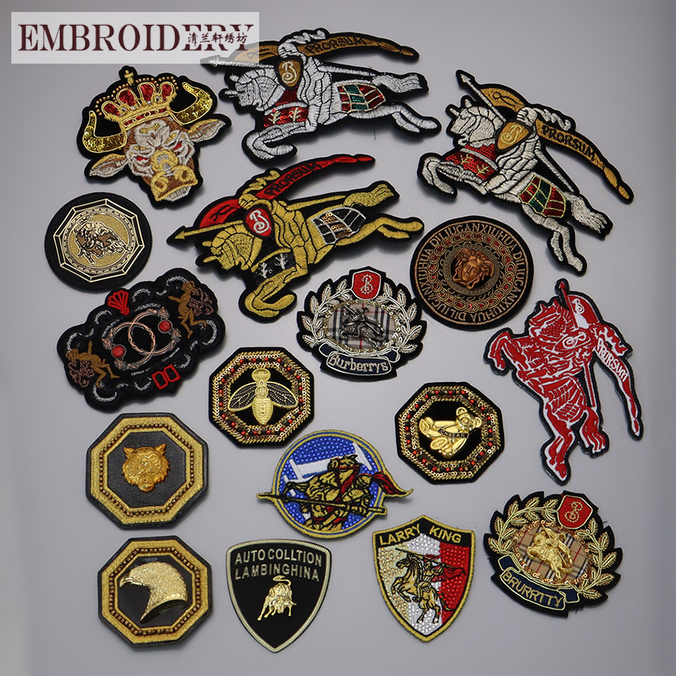 刺绣马徽章动物图案布贴 修补破洞包包服装diy辅料贴补丁贴 可缝