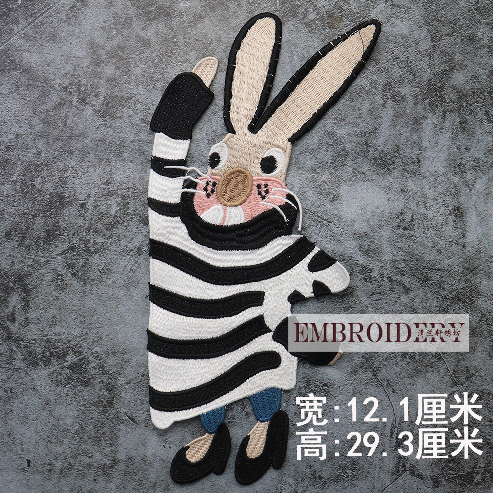 卡通动物布贴韩国东大门补丁