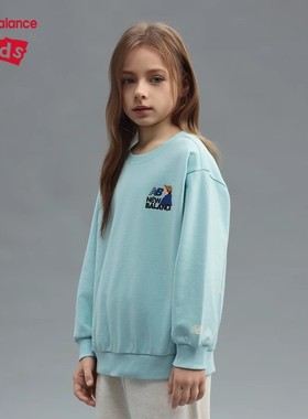 New Balance NB童装男女儿童新款春秋舒适圆领套头卫衣ND7ZF13053