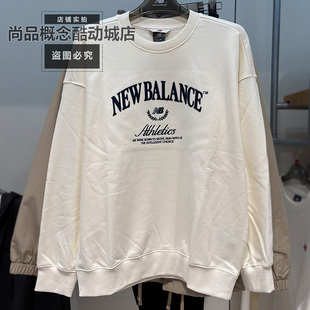New Balance NB秋冬季男女同款休闲简约针织圆领套头卫衣NCF31151