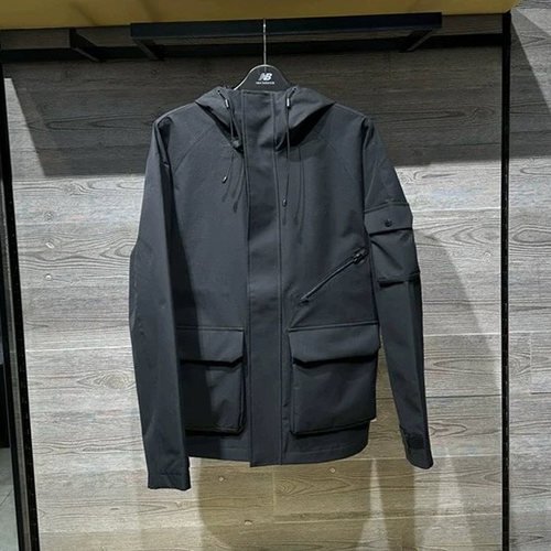 New Balance NB春秋款男女同款运动休闲防风连帽夹克外套AMJ51325