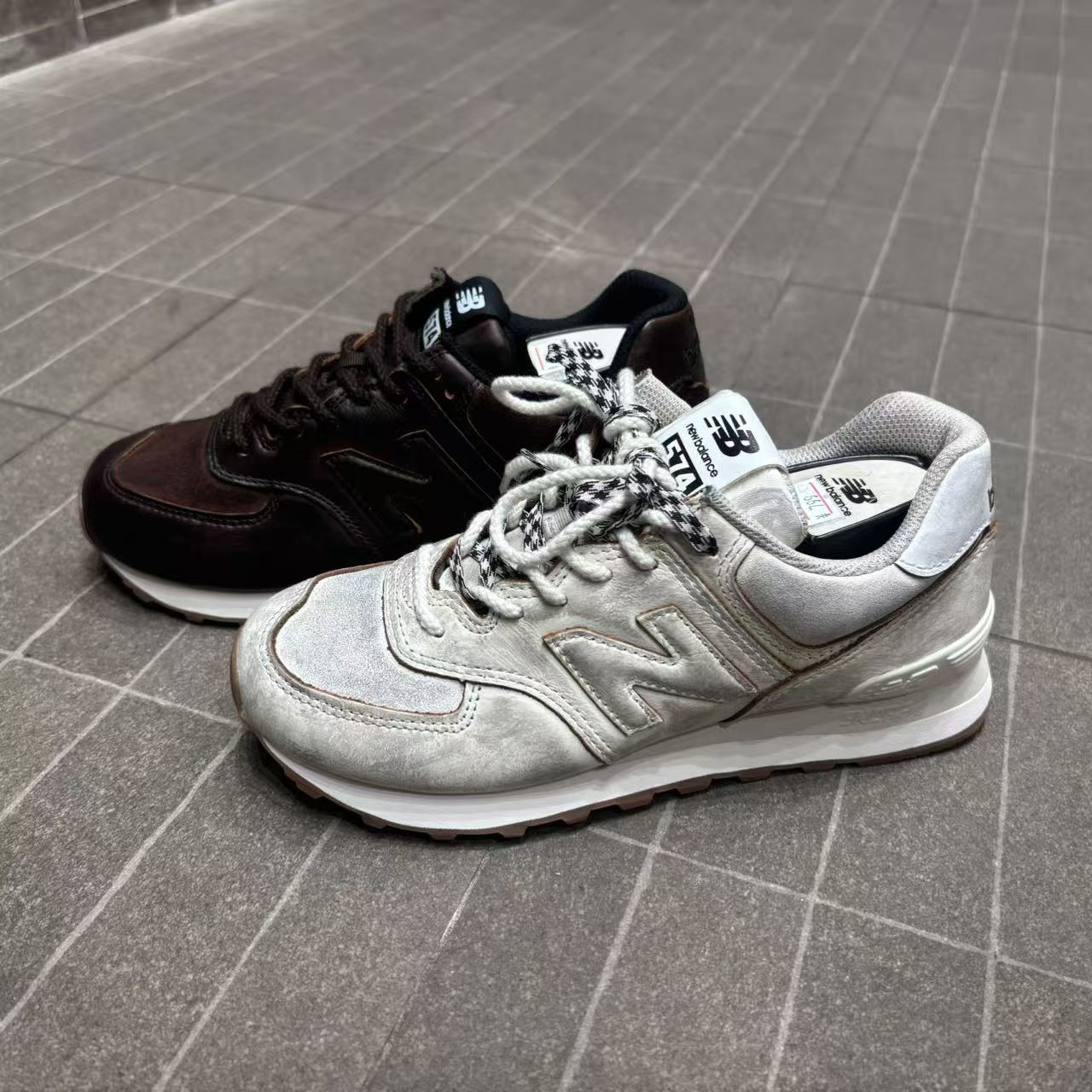 NewBalance NB新款574系列女款脏脏鞋薄底休闲鞋运动跑鞋W574HF