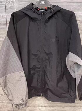 New Balance NB秋季男款休闲舒适潮流运动梭织连帽外套NAF33071