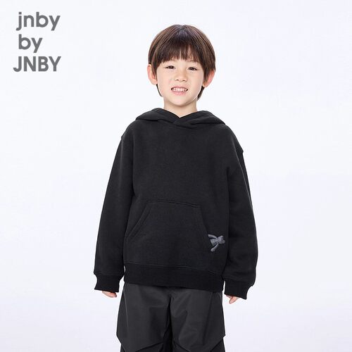 jnbybyjnby江南布衣秋男女童童装连帽套头卫衣1P9412460