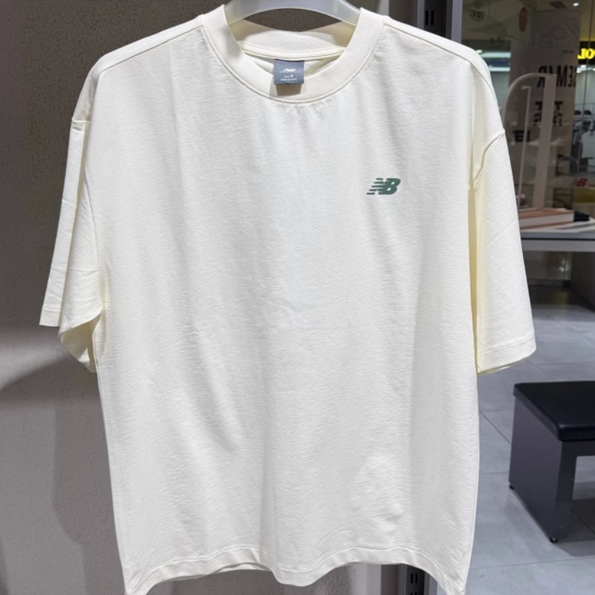 New Balance NB 夏季男女款运动休闲舒适宽松圆领短袖T恤AMT52300