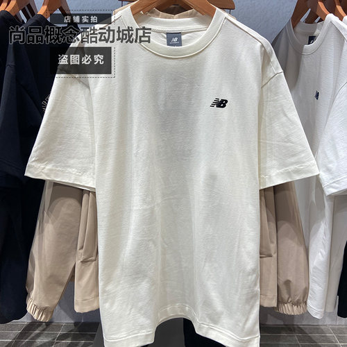 NB男夏新款运动字母短袖T恤