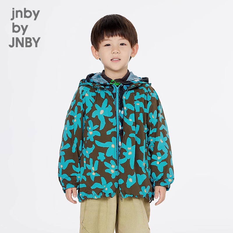 jnbybyjnby江南布衣童装春男女童儿童中长款风衣1P2912310