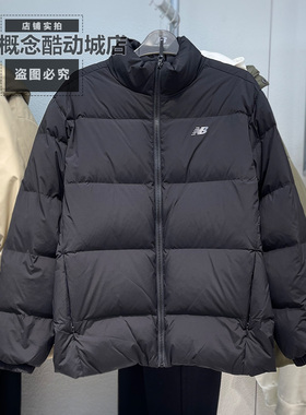 New Balance NB冬季款男女款立领短款鸭绒运动羽绒服外套AMJ44302