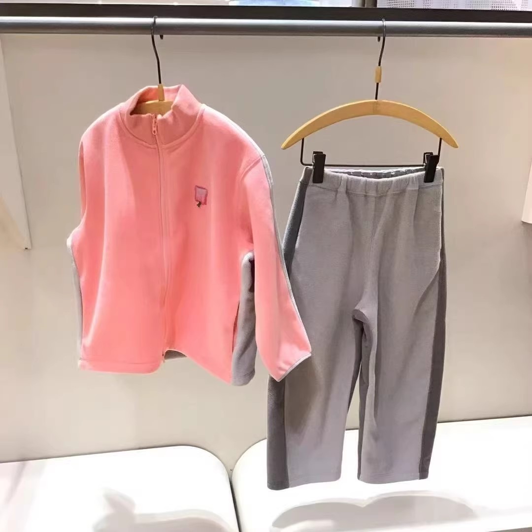 jnbybyjnby江南布衣冬季男女童童装绒感居家两件套套装1P0H21500