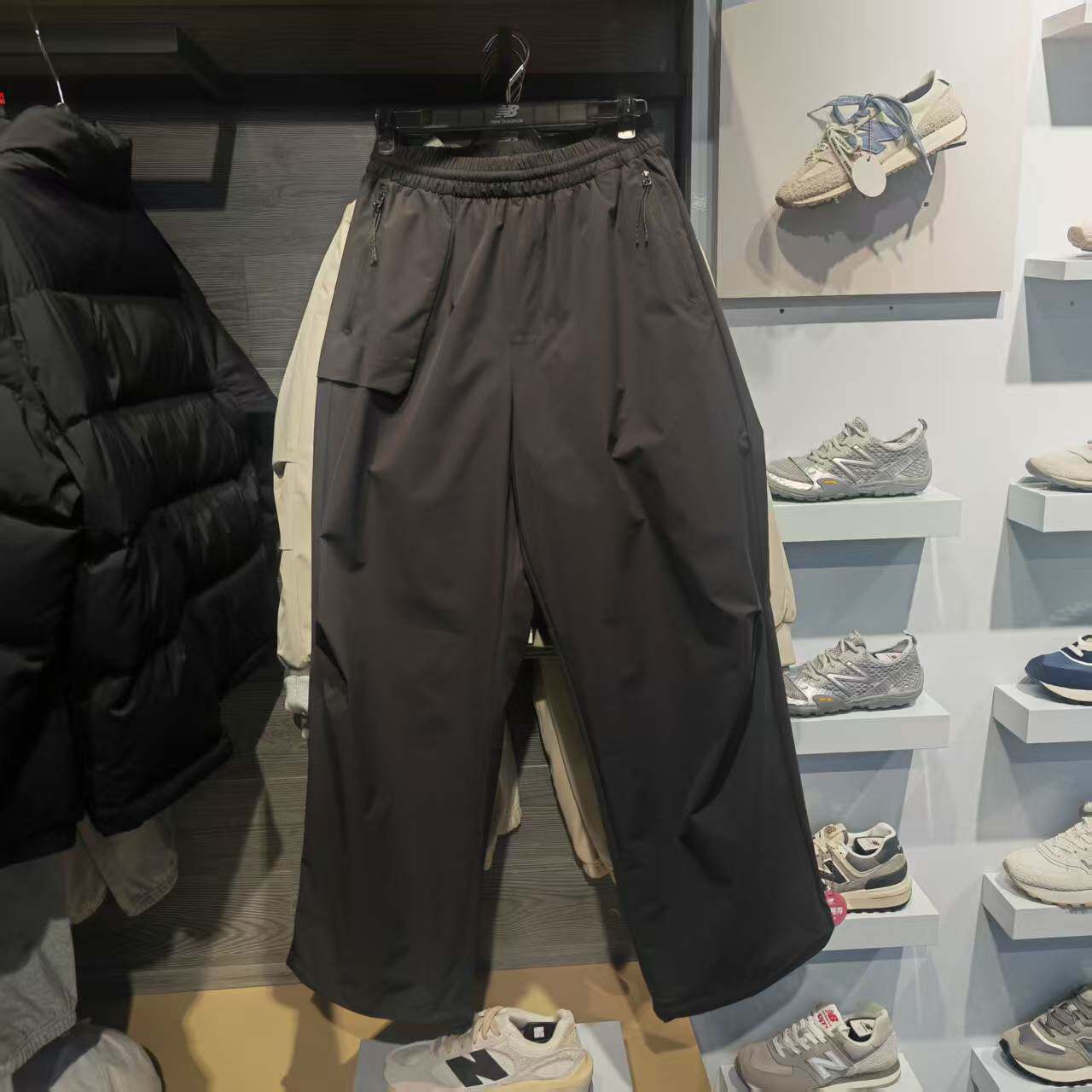 New Balance NB秋季男女同款休闲梭织透气舒适直筒长裤NTF36051