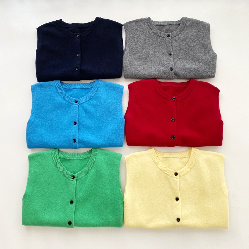 25秋冬韩版羊毛衫圆领马甲