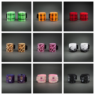 VENUM santa bats 缠手带 泰拳搏击散打护手布 比赛训练绑带绷带