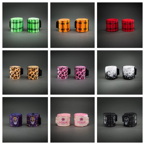 VENUM santa bats 缠手带 泰拳搏击散打护手布 比赛训练绑带绷带