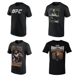 UFC马哈切夫 Islam Makhachev 轻量级冠军T恤 格斗训练透气短袖