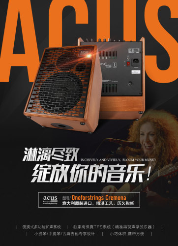 意大利acus电声提琴原声音箱