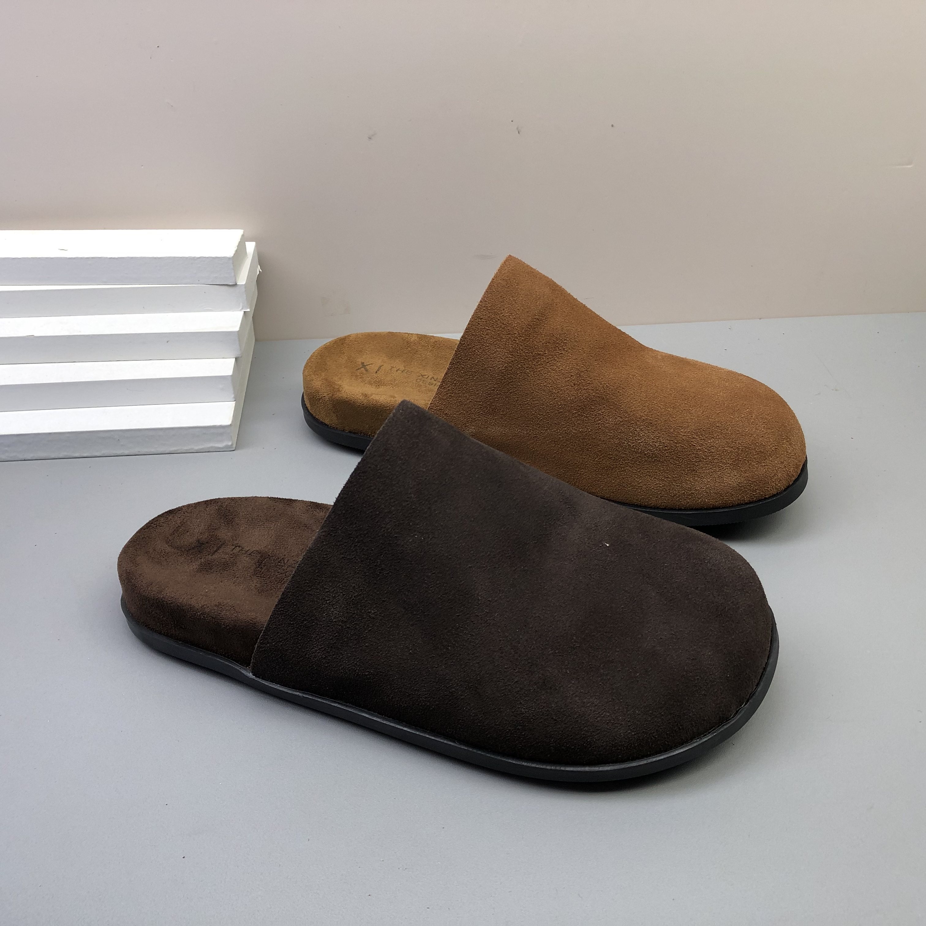 商场撤柜真皮女鞋时尚经典舒适百搭包头拖鞋平底舒适外穿休闲女拖,女鞋,包头拖,淘宝优惠券,粉丝福利购,淘宝优惠卷