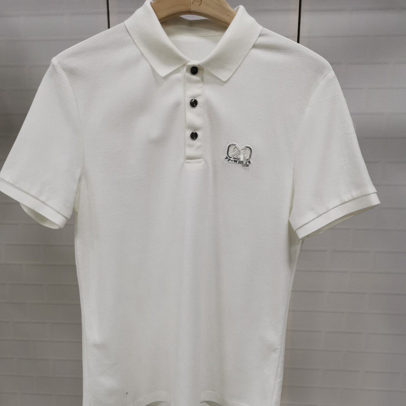 CP415     约48码2024新款迪男士商务休闲百搭翻领短袖T恤微瑕