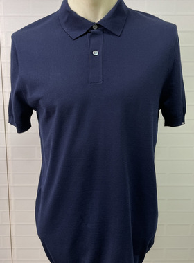 DY58  50码凯迪路诗兰男士商务休闲百搭翻领t恤短袖针织衫