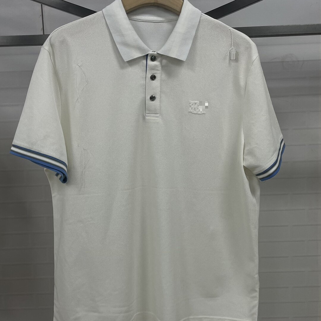 CP363  56码2024新款迪男士商务休闲百搭翻领短袖T恤微瑕