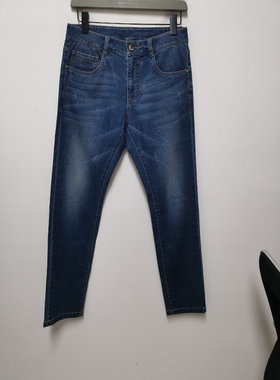 XK142     32码凯迪东雷路诗兰迪长始祖裤秋季裤上男士休闲牛仔裤