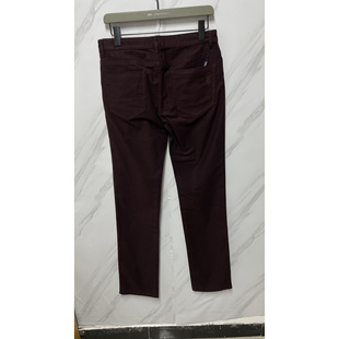 LY72    酒红色低腰浅档休闲裤春秋款特价清