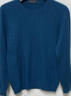 YM15   48码冬季圆领商务羊绒休闲保暖长袖毛衫上衣时尚潮流