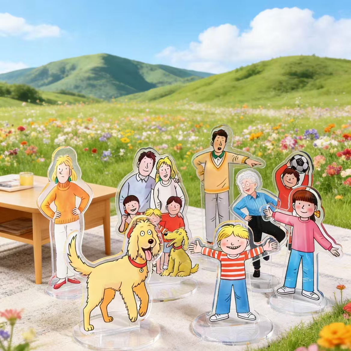 牛津树玩具玩偶人物道具（8个）