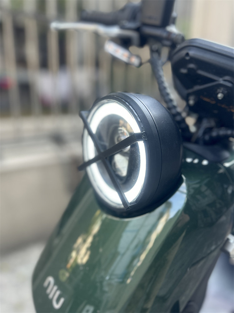 灯罩适用小牛U+B/U1/UQi+/电动车配件改装复古大灯装饰保护罩UB-A