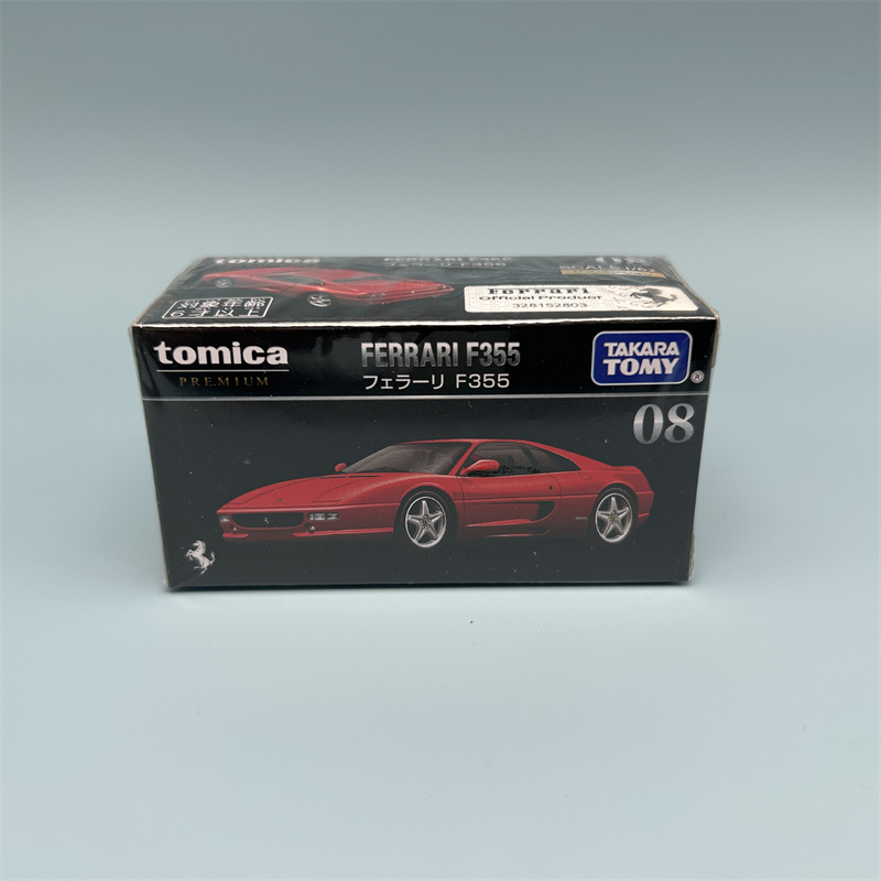 TOMY多美卡TOMICA黑盒旗舰TP08号法拉利F355仿真合金小汽车模玩具