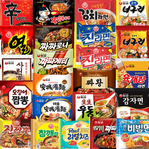 不倒翁农心辛拉面任选5袋包邮