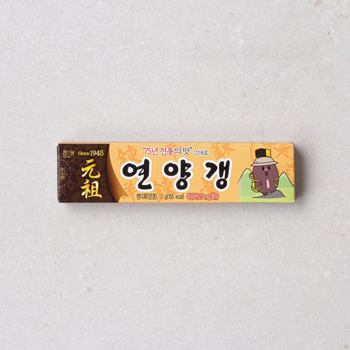韩国进口海太羊羹红豆糕点零食小吃传统羊肝羹55gX10条