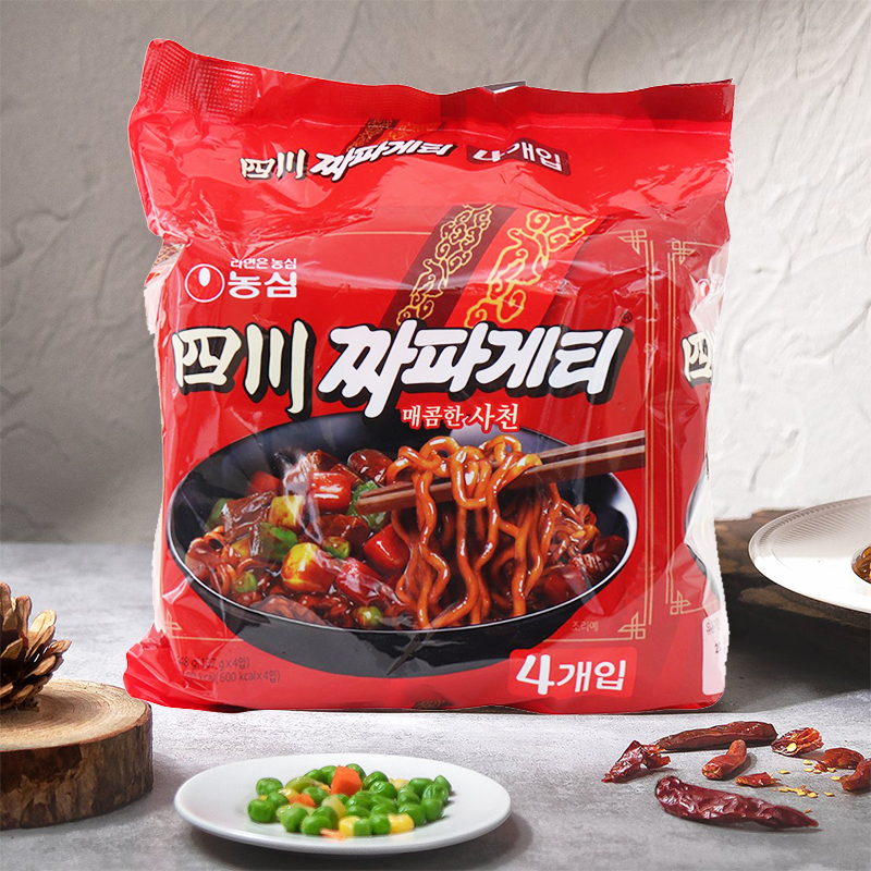 农心韩国进口四川137g*4炸酱面