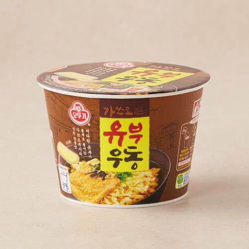 韩国进口不倒翁油豆腐乌冬大碗面100g泡面拉面方便面速食碗面